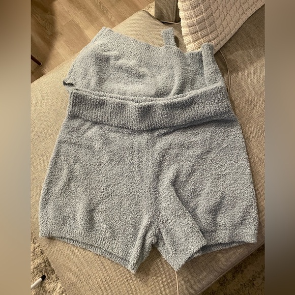 Women's Cozy Yarn Pajama Set - Stars Above Blue - Picture 4 of 4